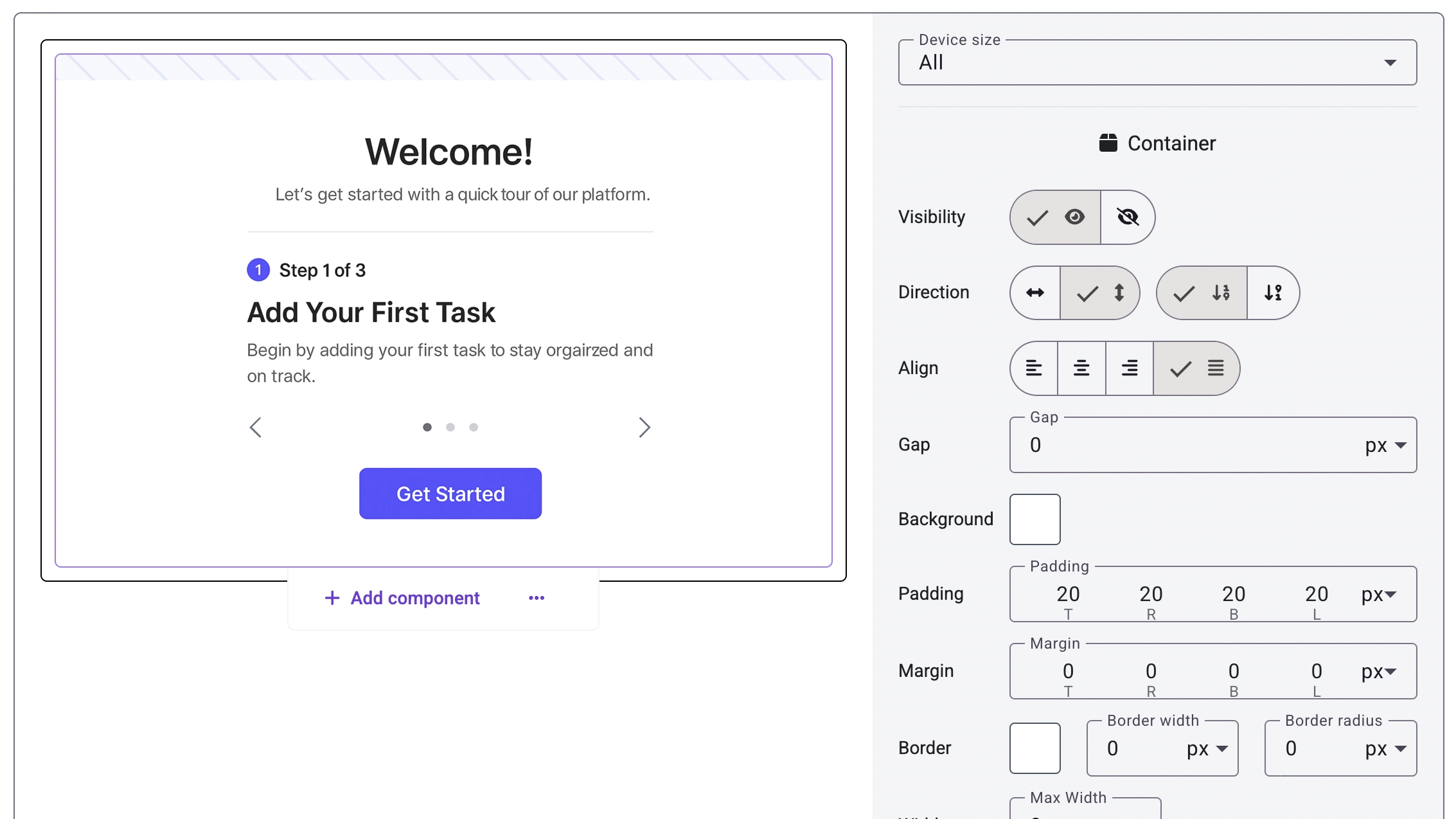 Document editor